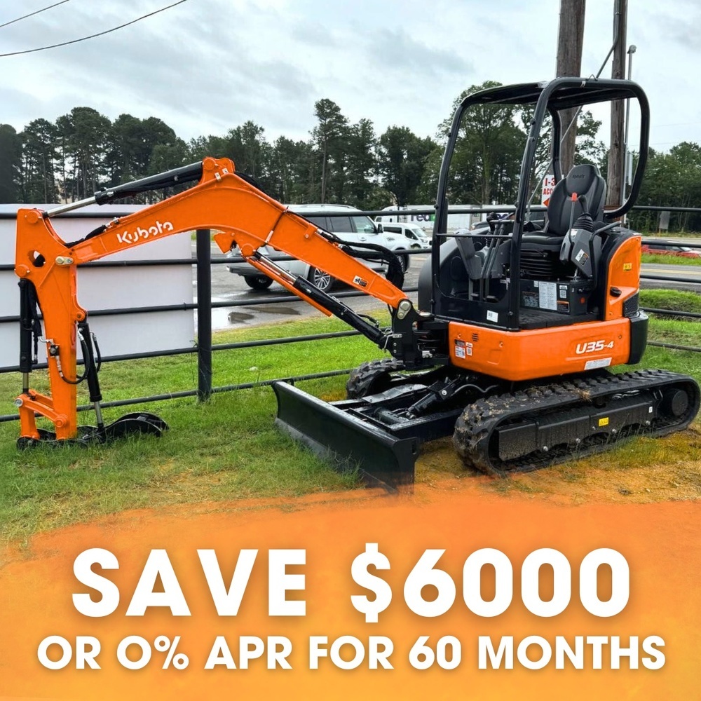 Kubota compact excavator at River Valley Tractor